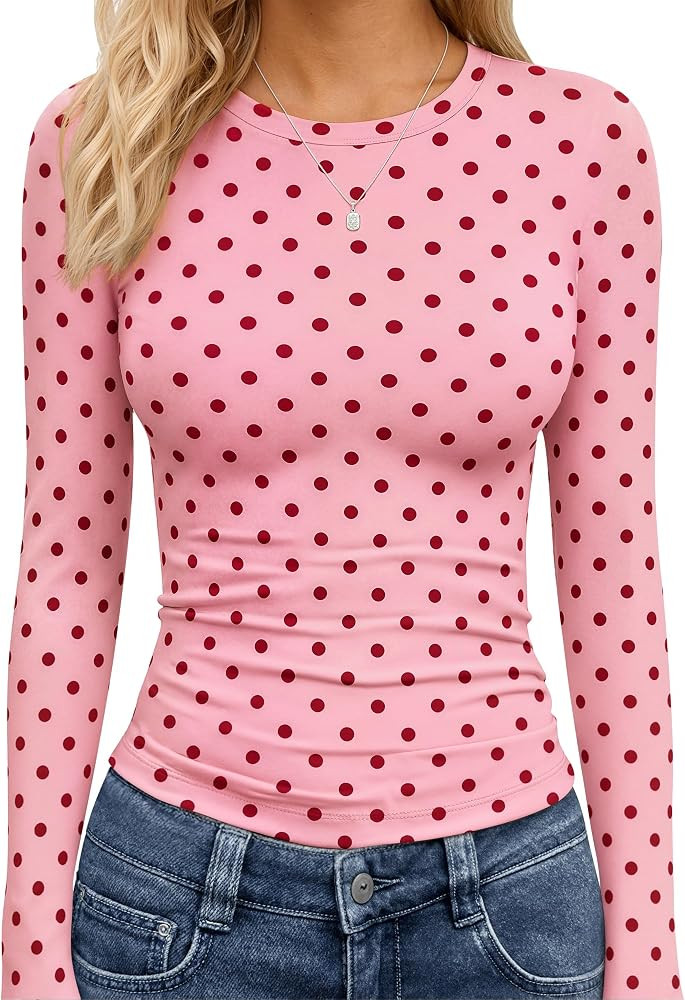 TNNZEET Long Sleeve Shirts for Women Fall Fashion Workout Crop Top Y2K 2026 | Amazon (US)