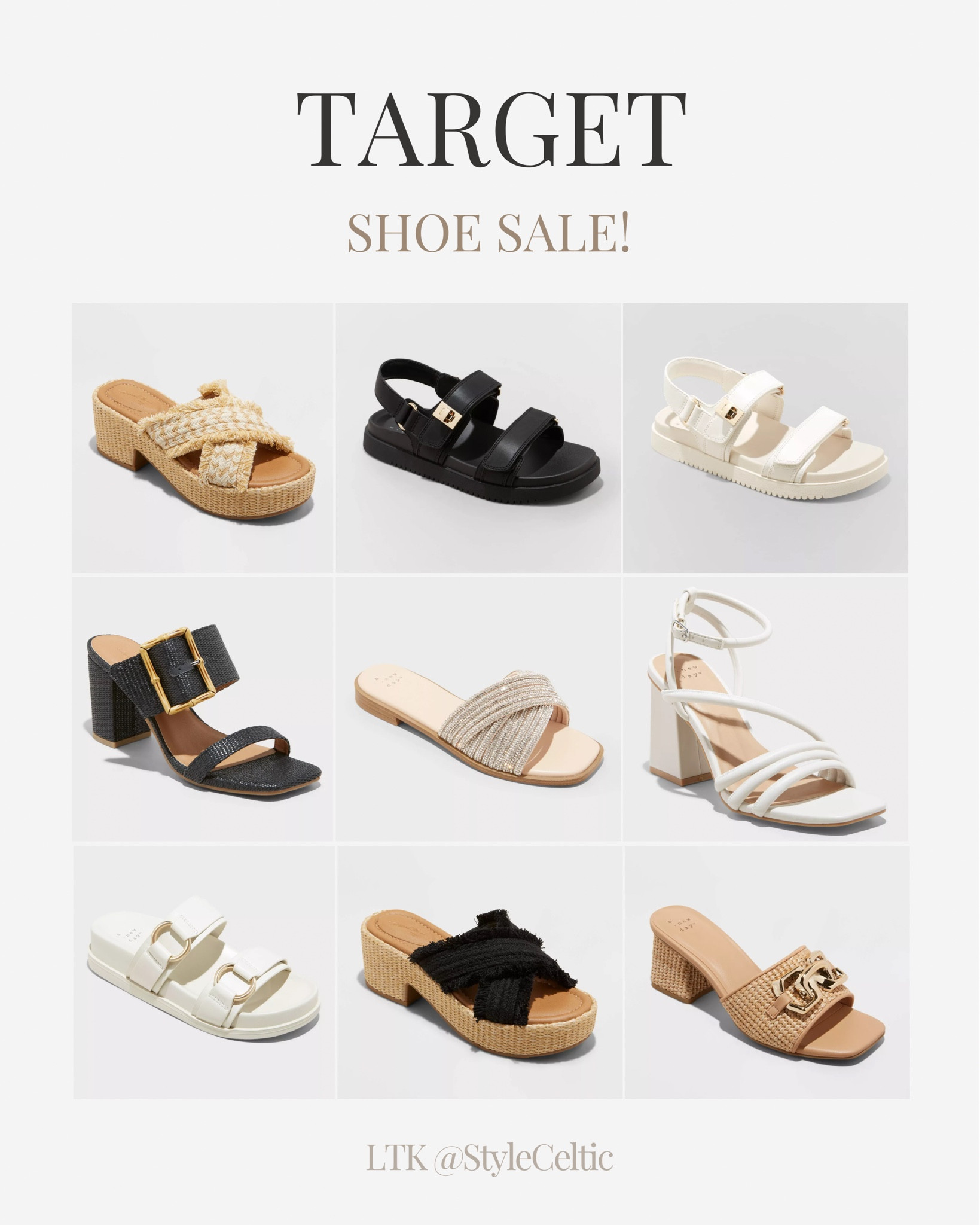 Target Heels and Sandals on Sale ✨

Target circle sale, target heels, target shoes, target sandals, summer shoes, vacation shoes, summer sandals, spring shoes, spring sandals, Black sandals, beige sandals, tan sandals, cream sandals, neutral sandals, Birkenstock sandals, wedges, heels, spring shoes, spring heels, black buckle heels target finds, Straw shoes, new at target, Summer shoes, spring outfits, summer outfits, Vacation shoes, resortwear, vacation outfits shoes, cruise shoes, travel shoes, walking sandals, walking shoes, target sale, Spring sale, seasonal shoes, women’s shoes, work shoes, bone heels, white heels, shoe sale, graduation party shoes, wedding guest shoes

#LTKwedding #LTKxTarget #LTKparties