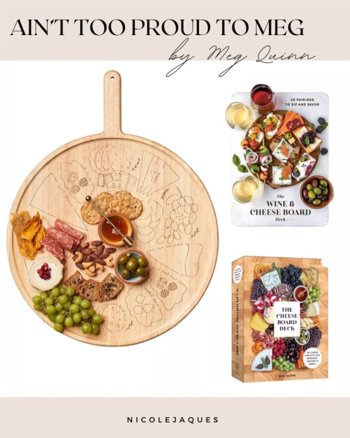 The Wine & Cheese Board Deck by Meg Quinn