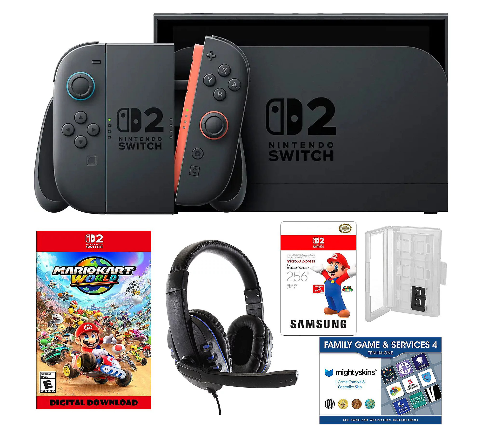 Nintendo Switch 2 Console with Mario Kart World Bundle | QVC