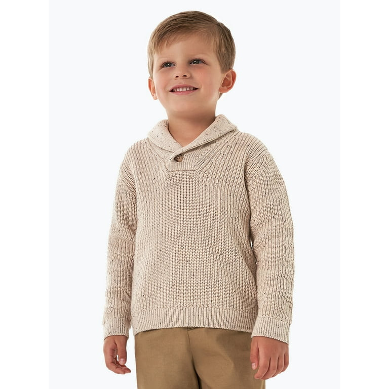 Modern Moments by Gerber Toddler Boy Shawl Collar Sweater, Sizes 12M-5T | Walmart (US)