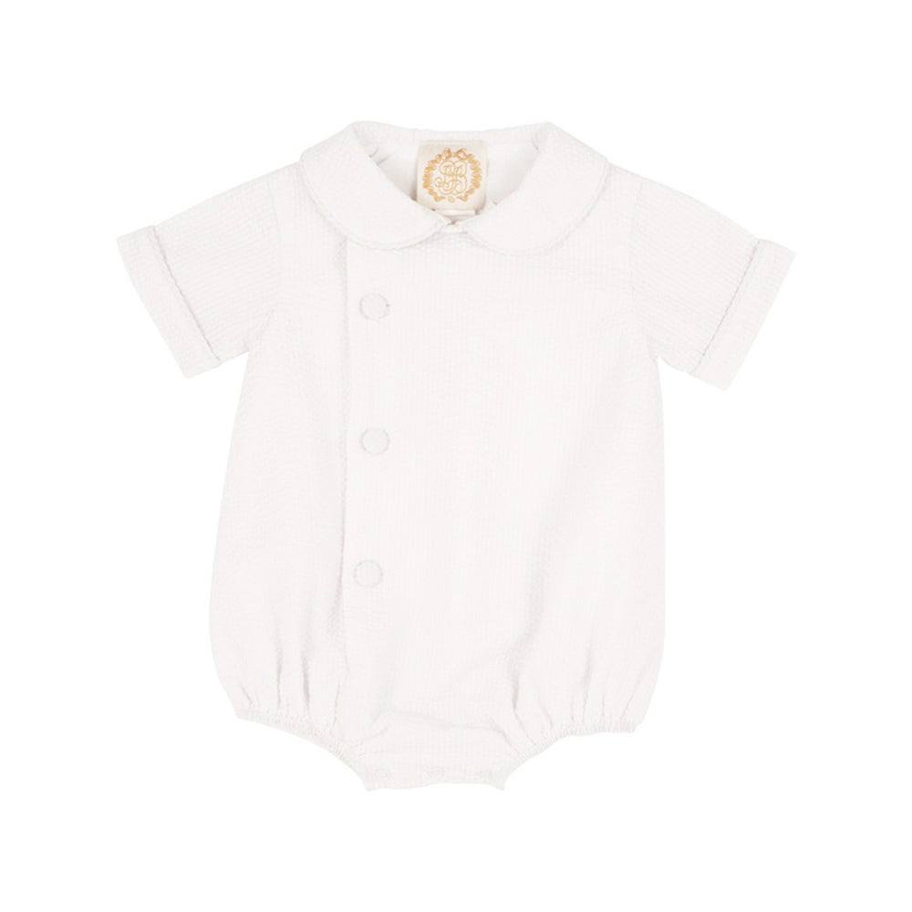 Brock Bubble - Worth Avenue White Seersucker | The Beaufort Bonnet Company