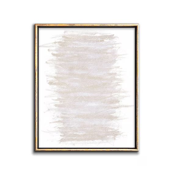 White on White Wall Art Abstract Painting Printable Artwork, Modern Painting Neutral Home Decor G... | Etsy (US)