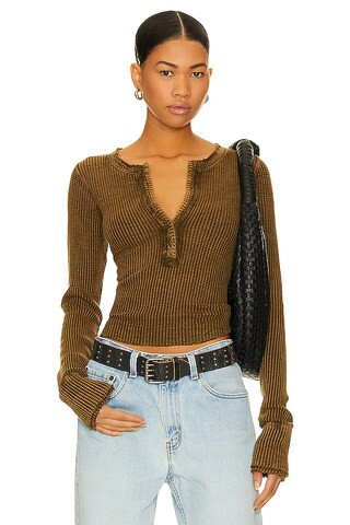 Free People Colt Top in Army Green from Revolve.com | Revolve Clothing (Global)