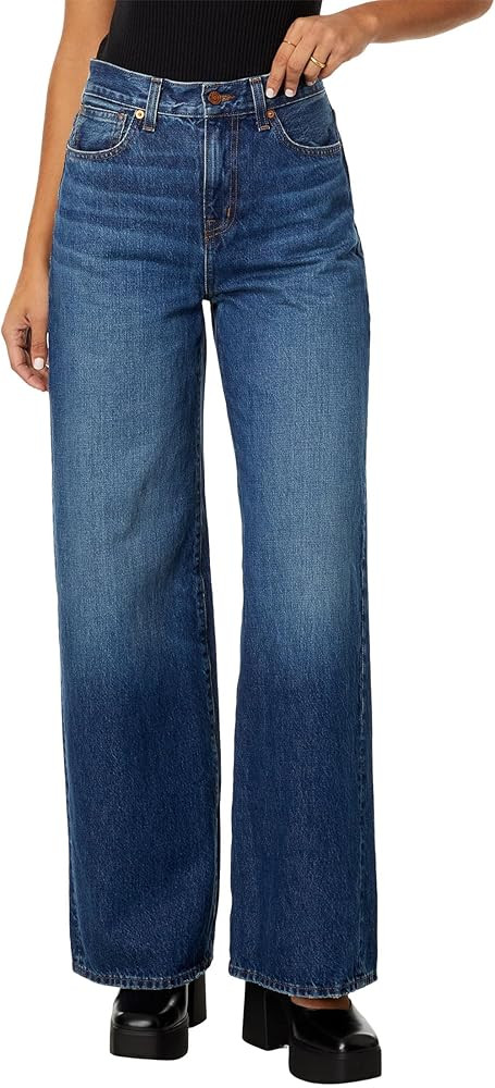 Madewell Superwide-Leg Jeans in Halleran Wash | Amazon (US)