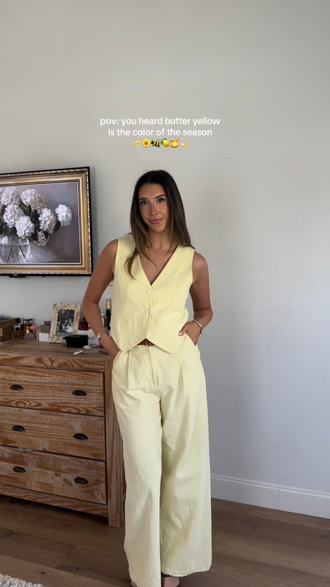 Butter yellow, vest top, matching set, yellow outfits 

#LTKFindsUnder100 #LTKStyleTip