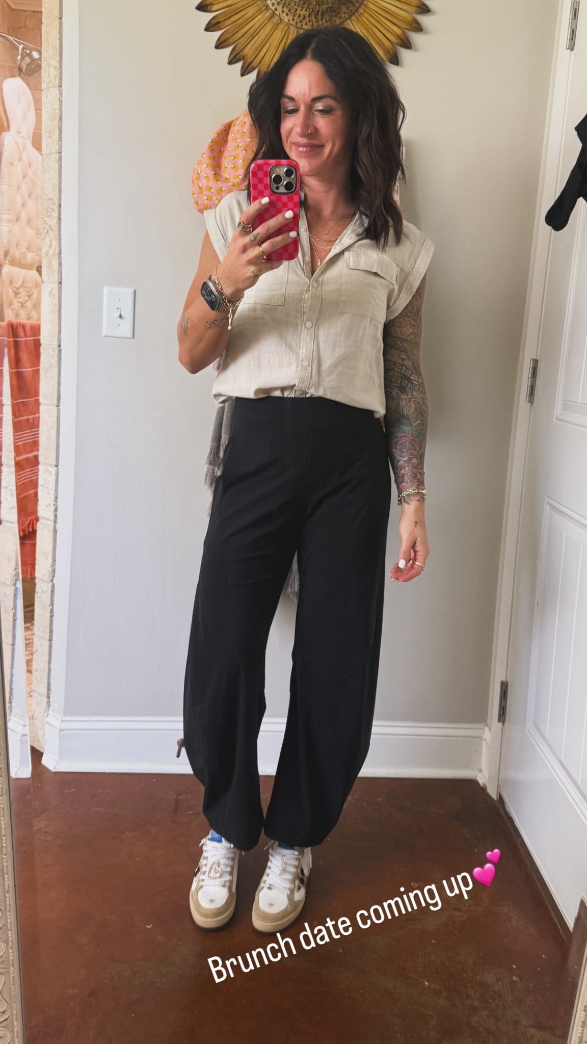 Are the Ruti pants everything we thought they’d be? ABSOLUTELY 100% yasss 😍🔥 wearing size 2!

Another reason to never throw anything out- this top os Abercrombie 2 years ago 😂

@goldengoosegang wearing a classic pair of the ball stars ⭐️ 

#LTKOver40 #LTKmomlife #LTKdayinmylife