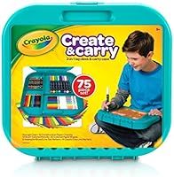 Crayola Create 'N Carry 75Pc Art Kit Art Gift for Kids 5 & Up | Amazon (US)