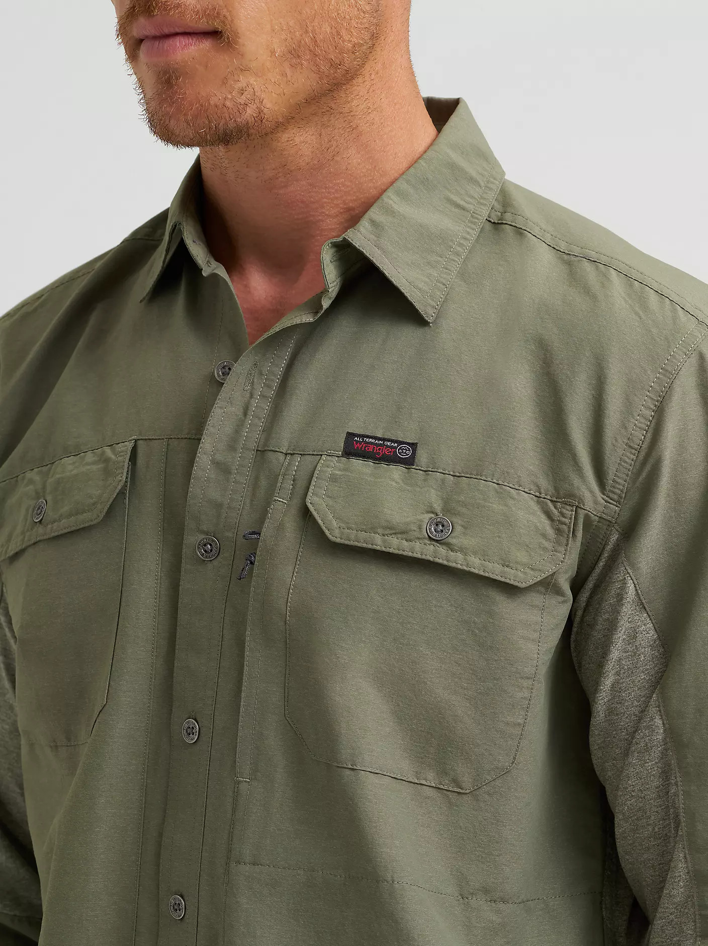 Wrangler ATG™ Men's Mix Material Shirt | Wrangler