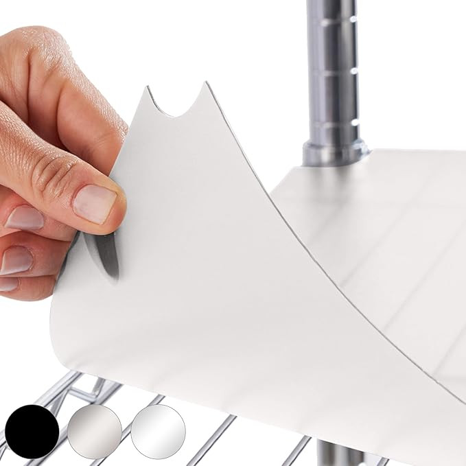 GORILLA GRIP ShelfGuard Wire Shelf Liner Compatible with Amazon Basics Shelving Unit, Set of 4 Wa... | Amazon (US)