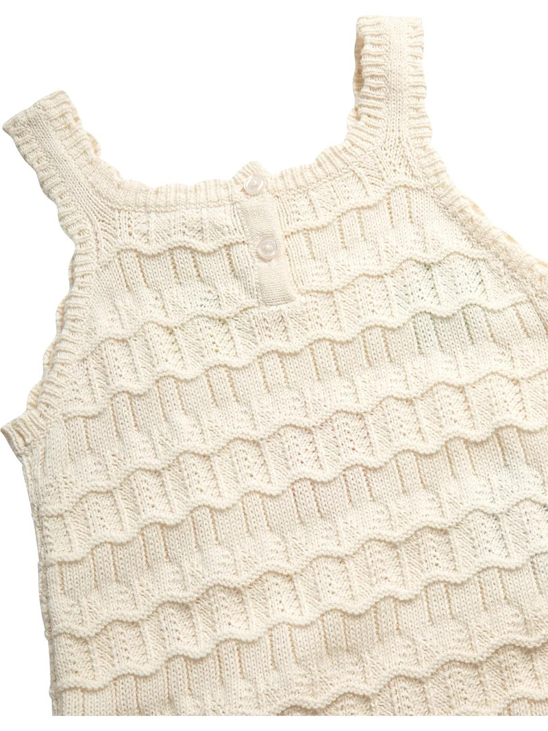 Jessica Simpson Girls' Crochet Dress with Floral Applique, Sizes 4-16 | Walmart (US)