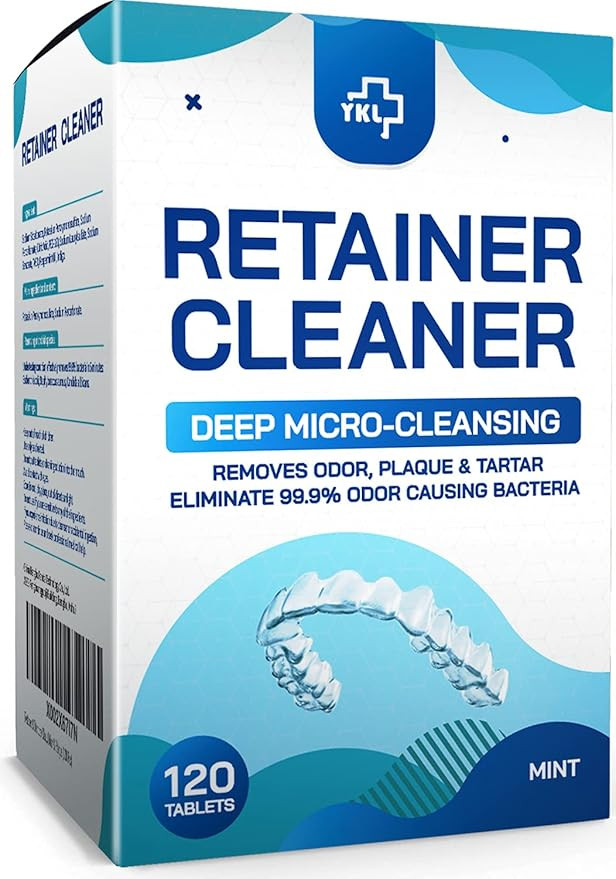 Retainer & Denture Cleaner Tablets - 4 Months Supply (120 pcs) Dental Retainers for Aligner - Mou... | Amazon (US)