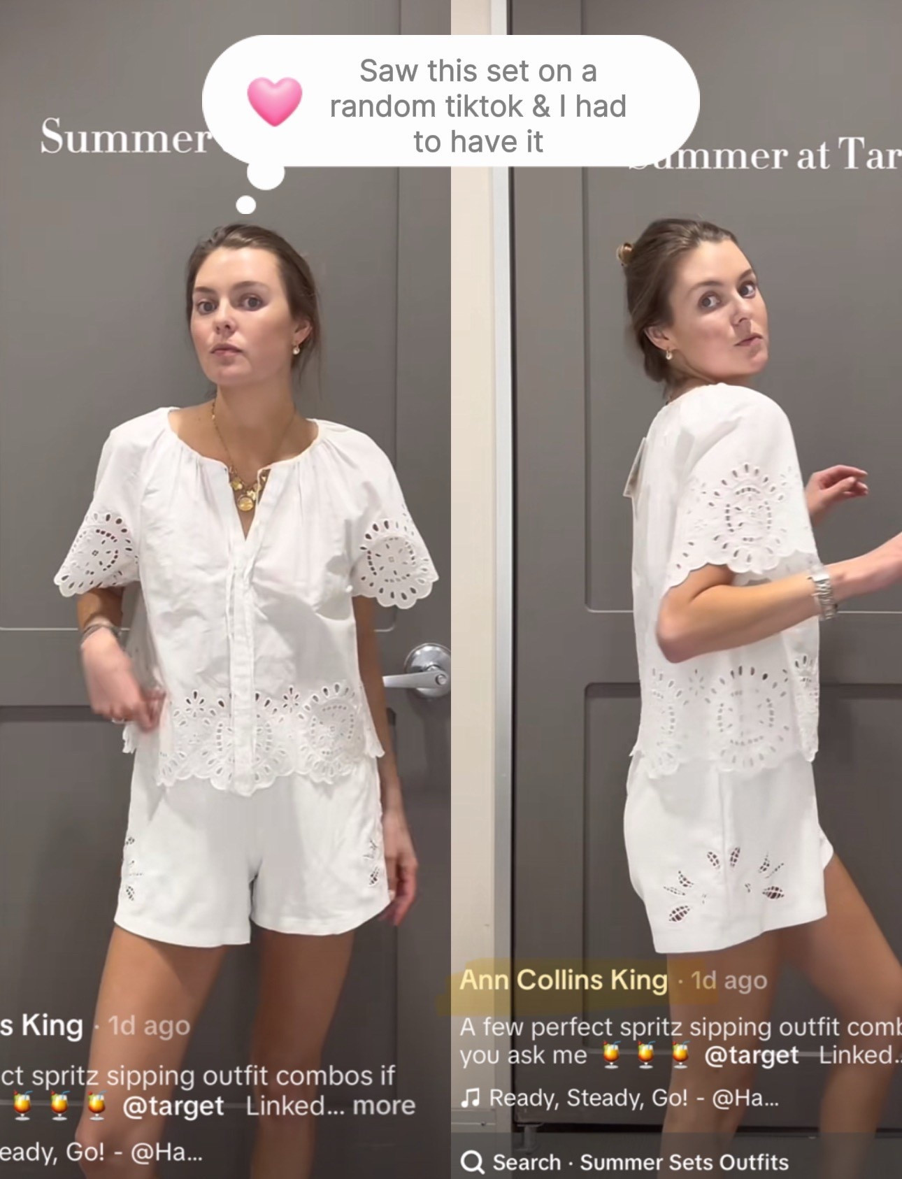 I spoofed this affordable set in a random TikTok (thanks Ann Collins King) and I had to have it 

There’s also capris and a skirt that you can mix and match…and it comes in multiple colors 

Summer set | white set | matching set | spring outfit 

#LTKgrwm #LTKootd #LTKTravel