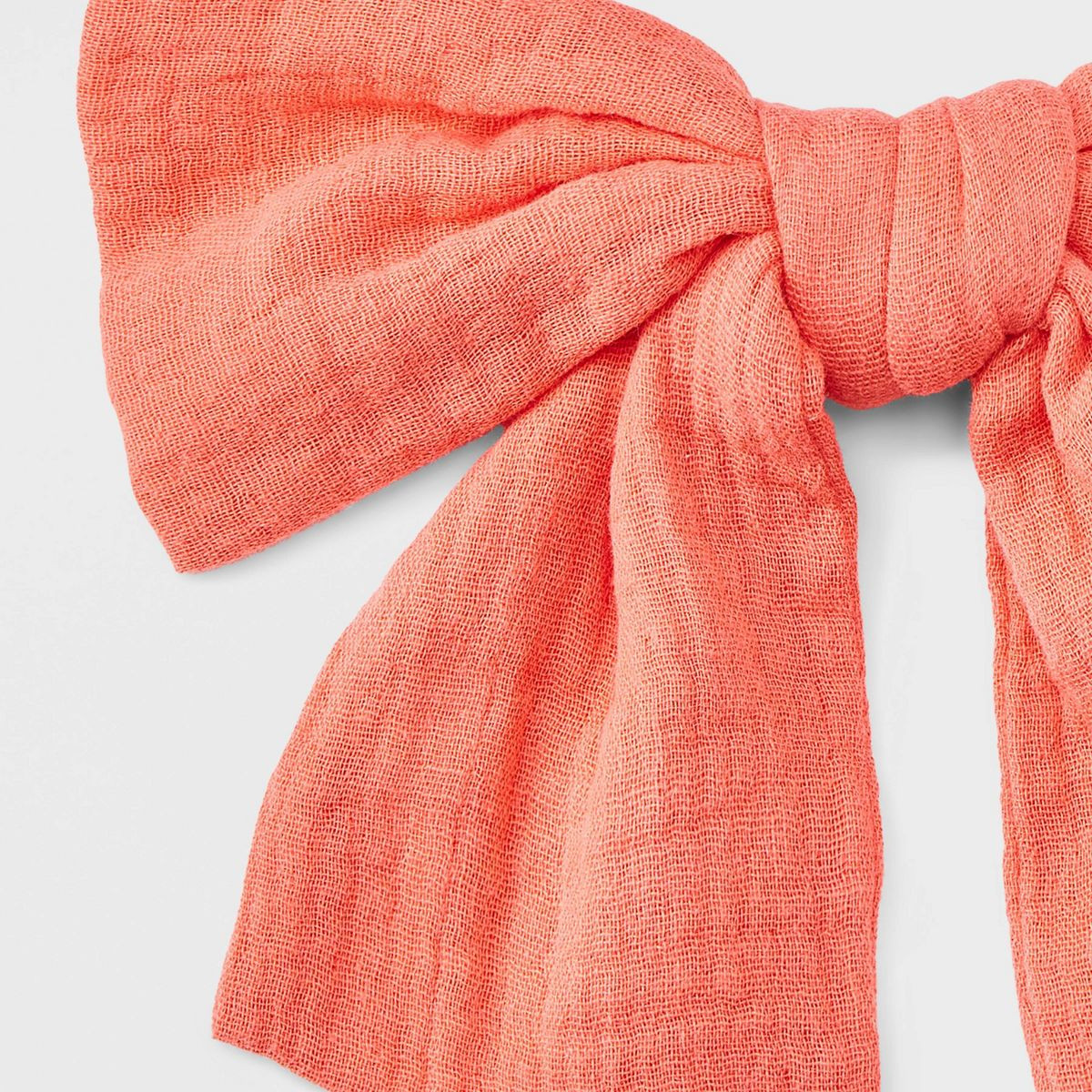 Wrinkled Linen Bow Hair Barrette - Universal Thread™ | Target