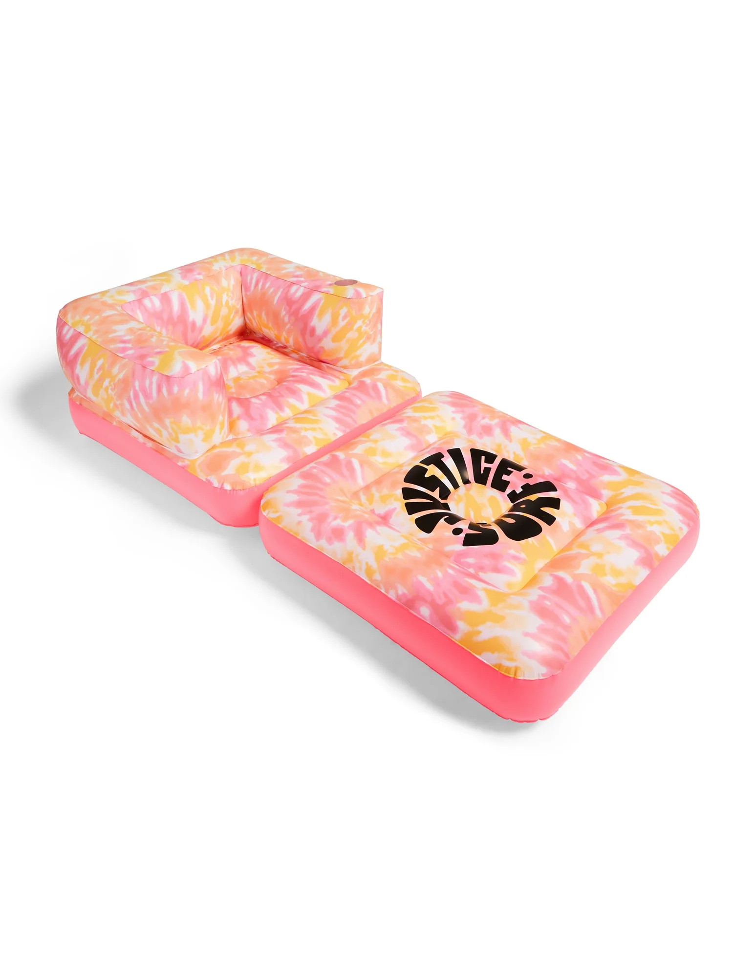 Justice 2-in-1 Foldable Inflatable Pool  Float, Age  6+, for Adults, Multicolor,  Unisex - Walmar... | Walmart (US)