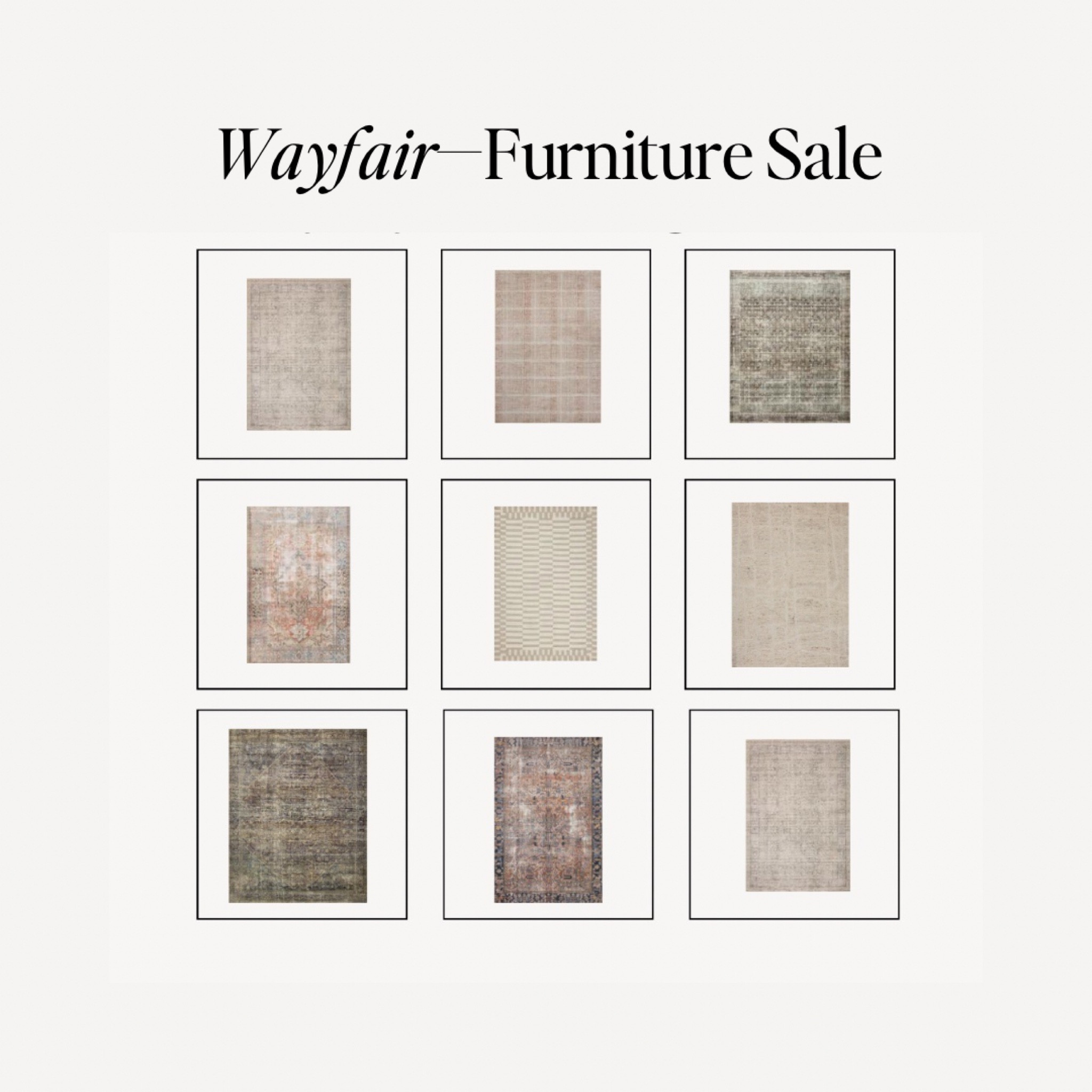 Sharing some of my fav bedroom furniture picks from the @wayfair sale! If you’re looking for new pieces that are high quality, but affordable, wayfair is definitely one of the best places! Here’s some area rug options I love! #ad #wayfair #wayfairpartner
