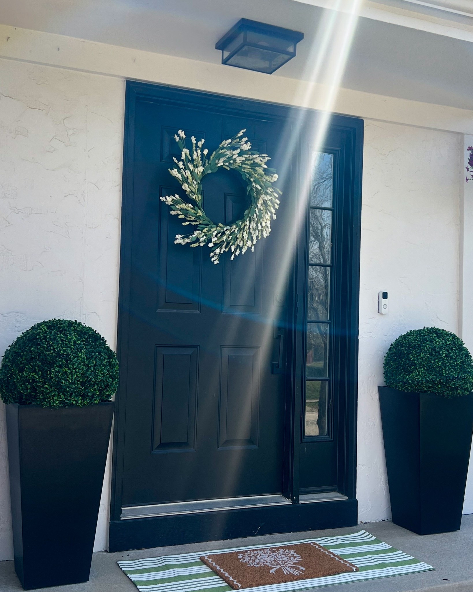 Artificial 19” boxwood balls fit my outdoor planters PERFECTLY! 

#LTKSeasonal #LTKHome