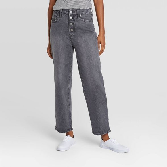 Women's High-Rise Vintage Straight Cropped Jeans - Universal Thread™ | Target