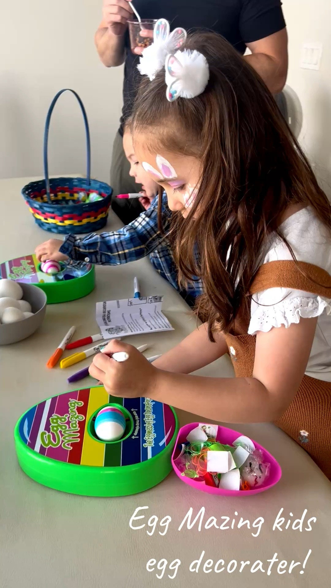 These are so fun for egg decorating! My kids look forward to using them every year, no mess and keeps them busy! They can make different color patterns using the markers that it comes with! Such a great Easter gift 

#LTKSeasonal #LTKKids