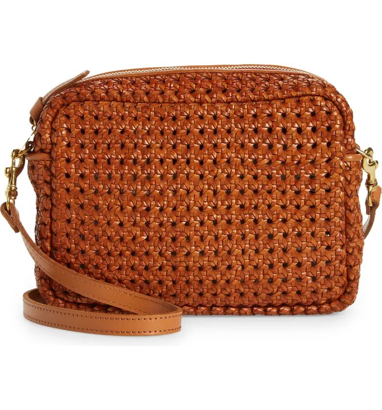 Midi Sac Woven Leather Crossbody Bag | Nordstrom