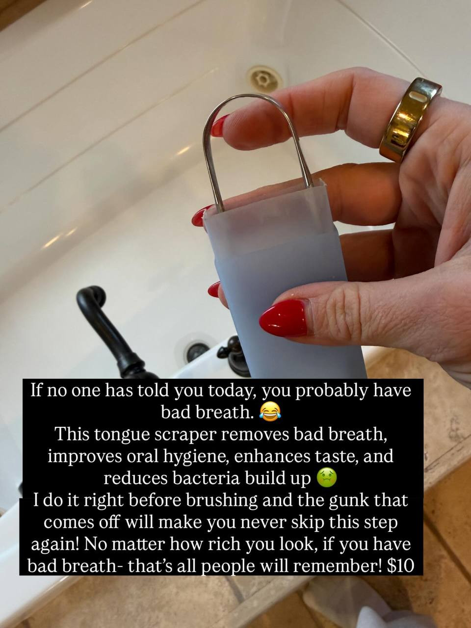 Last day of Amazon Big Spring Sale! Wake up to fresher breath with this tongue scraper. Banish bad breath, plaque, bacteria effortlessly. Your smile's secret weapon shines today! 😄🦷✨

#TongueScraper #BadBreath #OralHygiene #AmazonBigSpringSale #FreshBreath #PlaqueRemover #MorningRoutine #DentalCare #BreathFreshener #TongueCleaning 

 #LTKSaleAlert