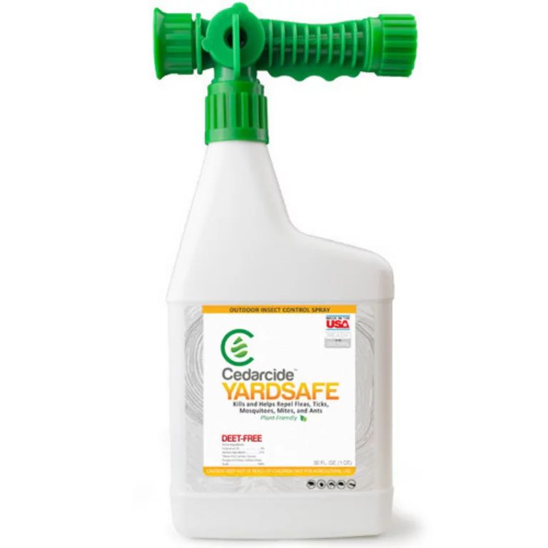 Cedarcide Yardsafe (1 Quart) Outdoor Cedar Oil Ready-to-Use | Kills & Repels Fleas Ticks Ants Mit... | Walmart (US)