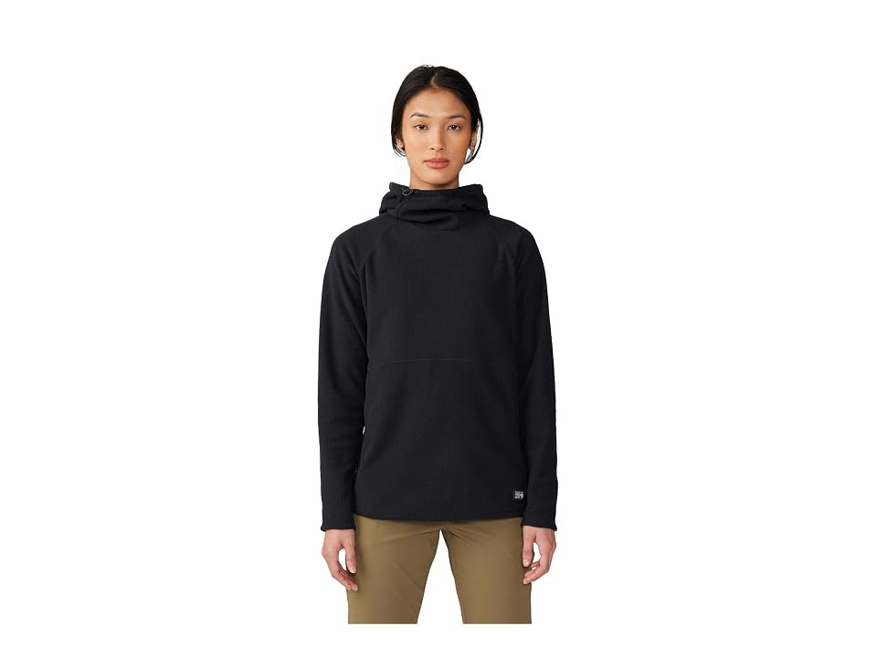 Mountain Hardwear Summit Gridtm Tunic Hoodie Women's Clothing Black : XL, Polyester | Zappos