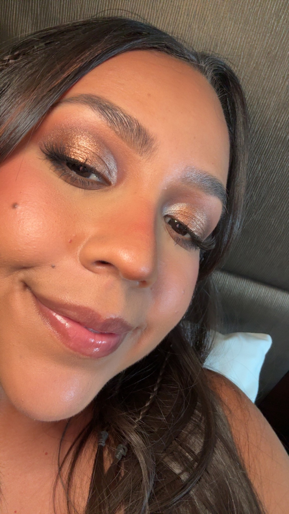 This neutral shimmery smokey eye goes with everything, perfect for a date night! 

#LTKBeauty #LTKU #LTKSeasonal