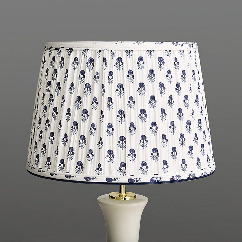 Limited Edition Anais Pleated Lamp Shade Indigo 16" - Ballard Designs | Ballard Designs, Inc.