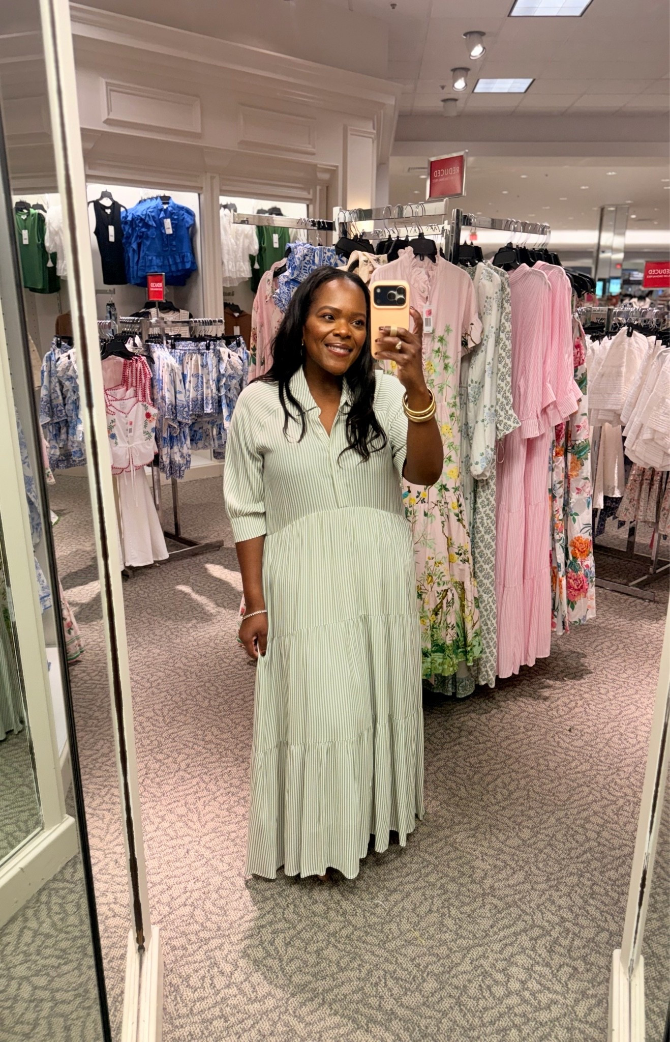 One of my favorite dresses from @Dillards Inc. - wearing the large and it’s on sale.

#LTKgrwm #LTKootd #LTKSaleAlert