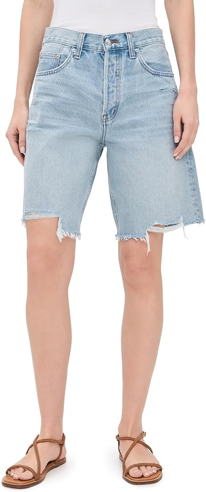 Madewell Women's The Essex Long Baggy Shorts | Amazon (US)
