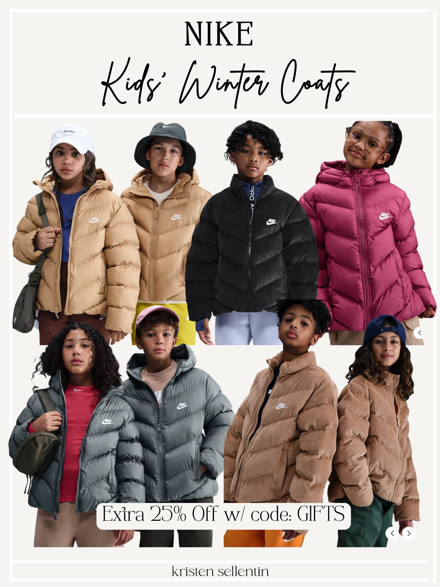 Nike Kids' Winter Coats-Extra 25% off w/ code GIFTS! 

 

#LTKGiftGuide #LTKSaleAlert #LTKKids