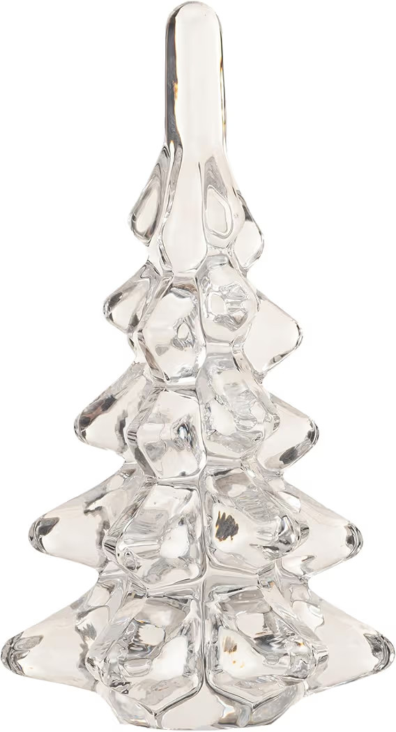 Creative Co-Op Mini Glass Christmas Tree Decor, Clear | Amazon (US)