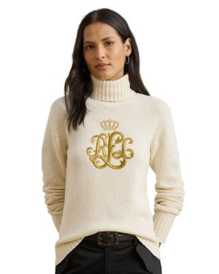 Lauren Ralph LaurenEmbroidered Logo Wool Blend Turtleneck4.2 (5) | Bloomingdale's (US)