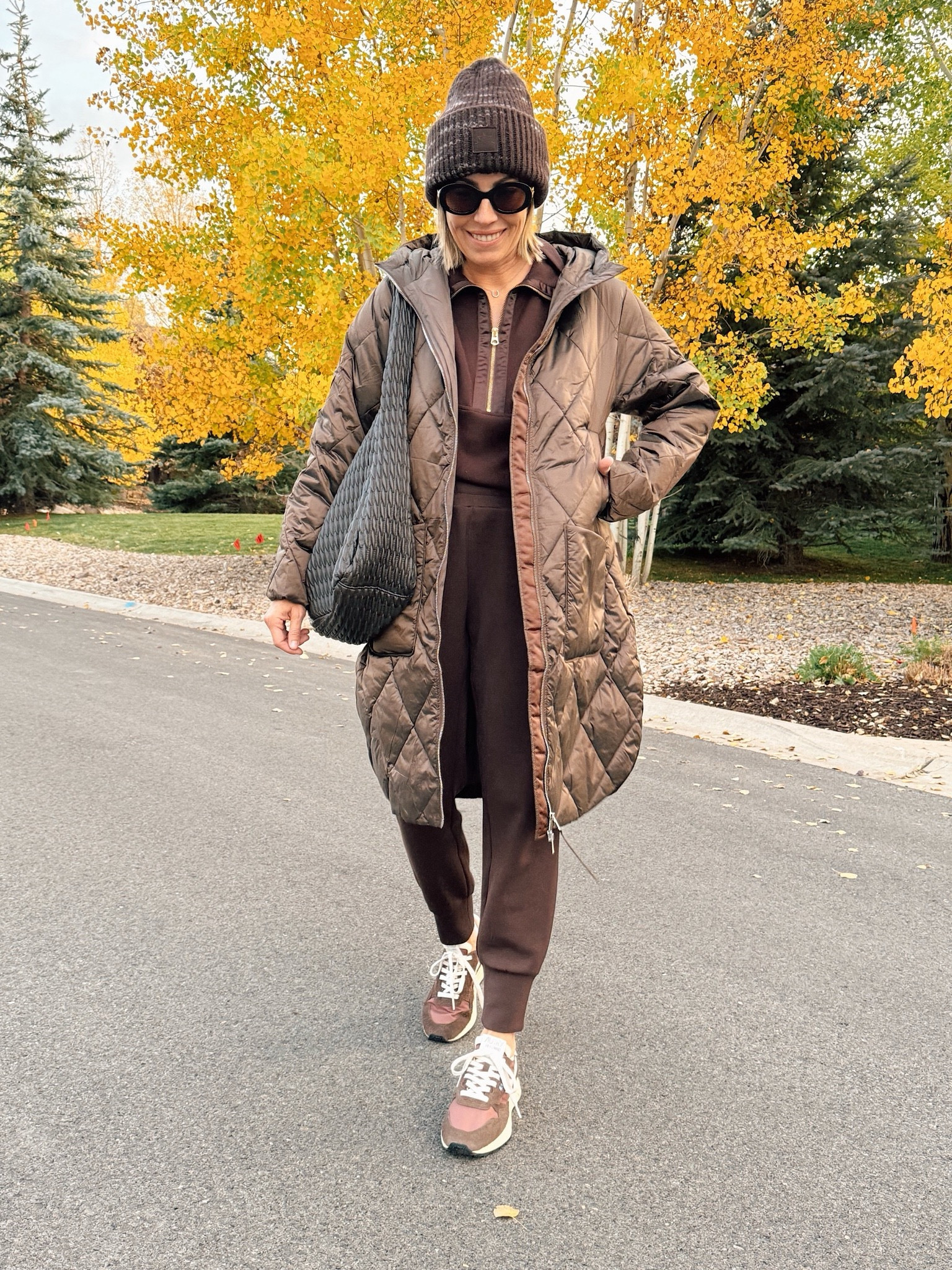 Outfit from Varley in the color coffee bean, wearing size small


#LTKOver40 #LTKStyleTip