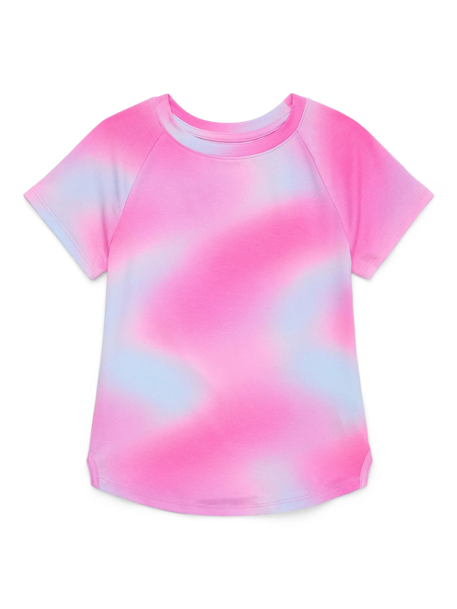 Athletic Works Girls Active Tee with Short Sleeves, Sizes 4-18 & Plus - Walmart.com | Walmart (US)