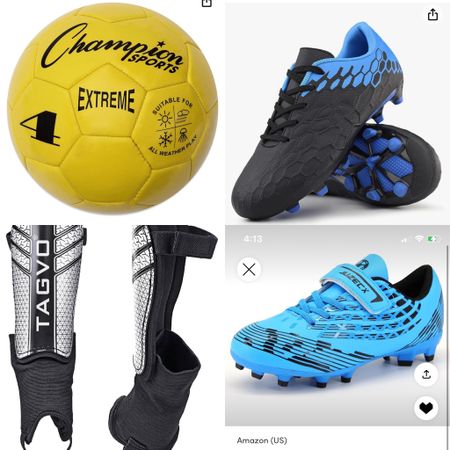 Soccer season is upon us and my oldest is playing for the first time so of course I need to get him geared up for practice on Tuesday. Found these cleats, ball, and guards for budget friendly prices but also got good reviews. 

#LTKkids #LTKunder100 #LTKsalealert