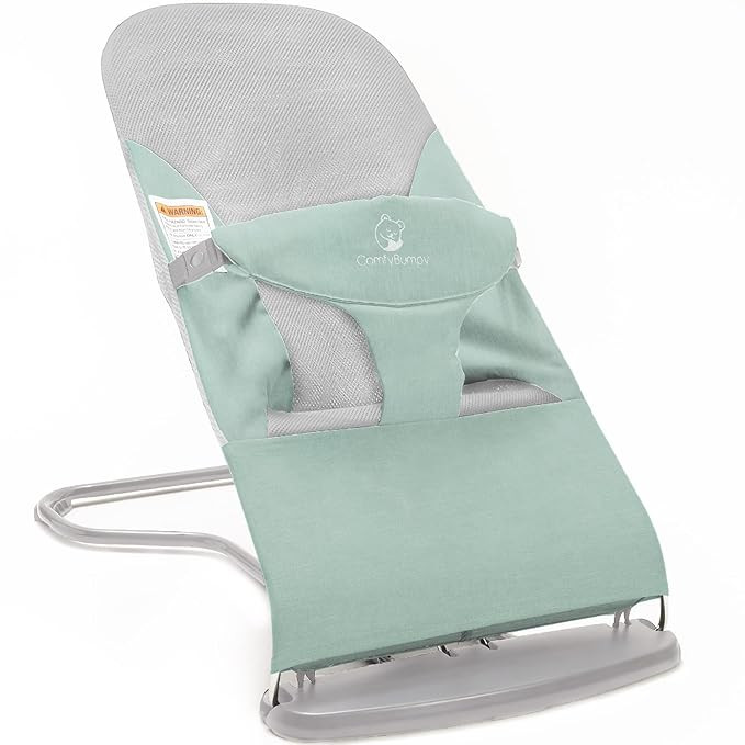 ComfyBumpy Ergonomic Baby Bouncer Seat - Bonus Travel Carry Case - Safe, Portable Bouncing Chair ... | Amazon (US)