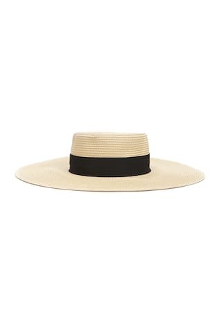 Contrast-Trim Floppy Straw Hat | Forever 21 (US)