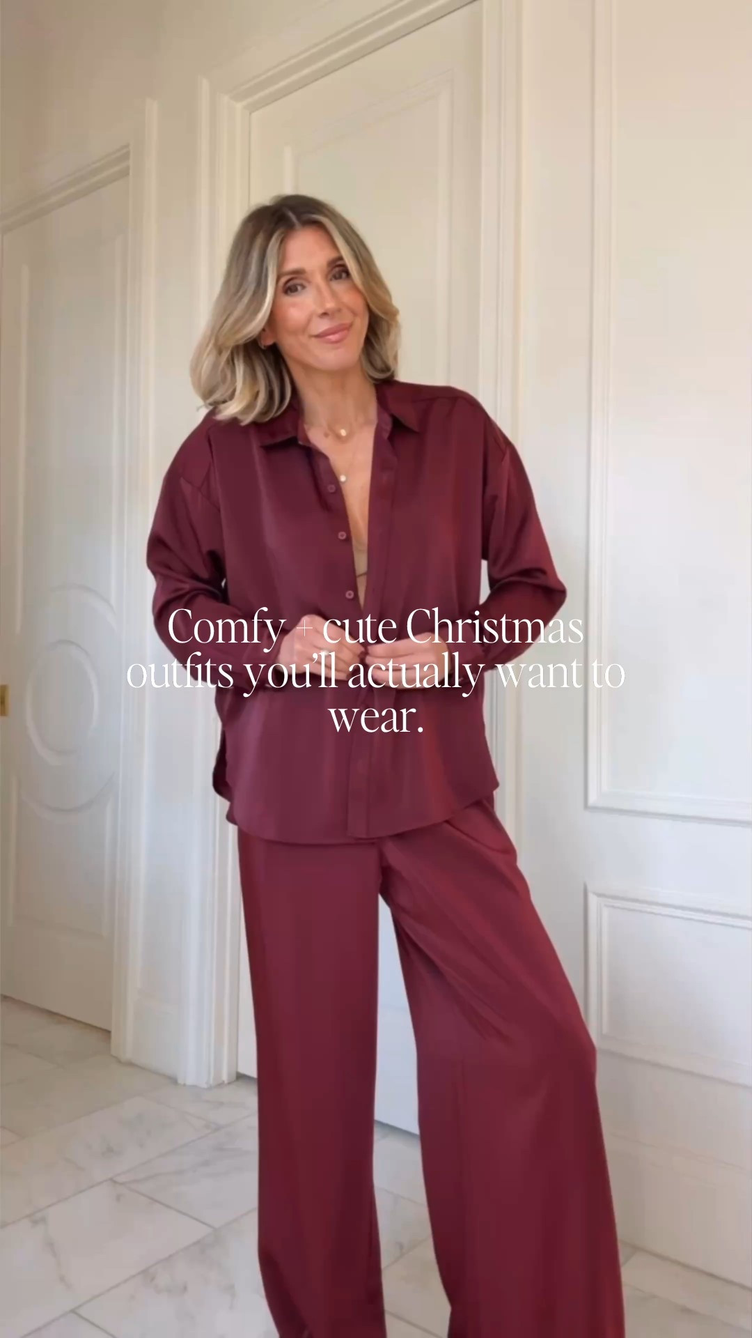 Christmas Day outfits that are cute and comfortable 

#LTKHoliday