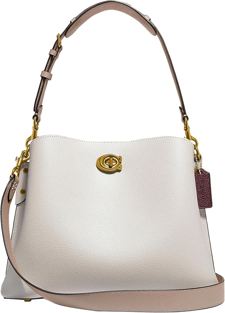 Coach Women's Polished Pebble Leather Willow Shoulder Bag | Amazon (US)