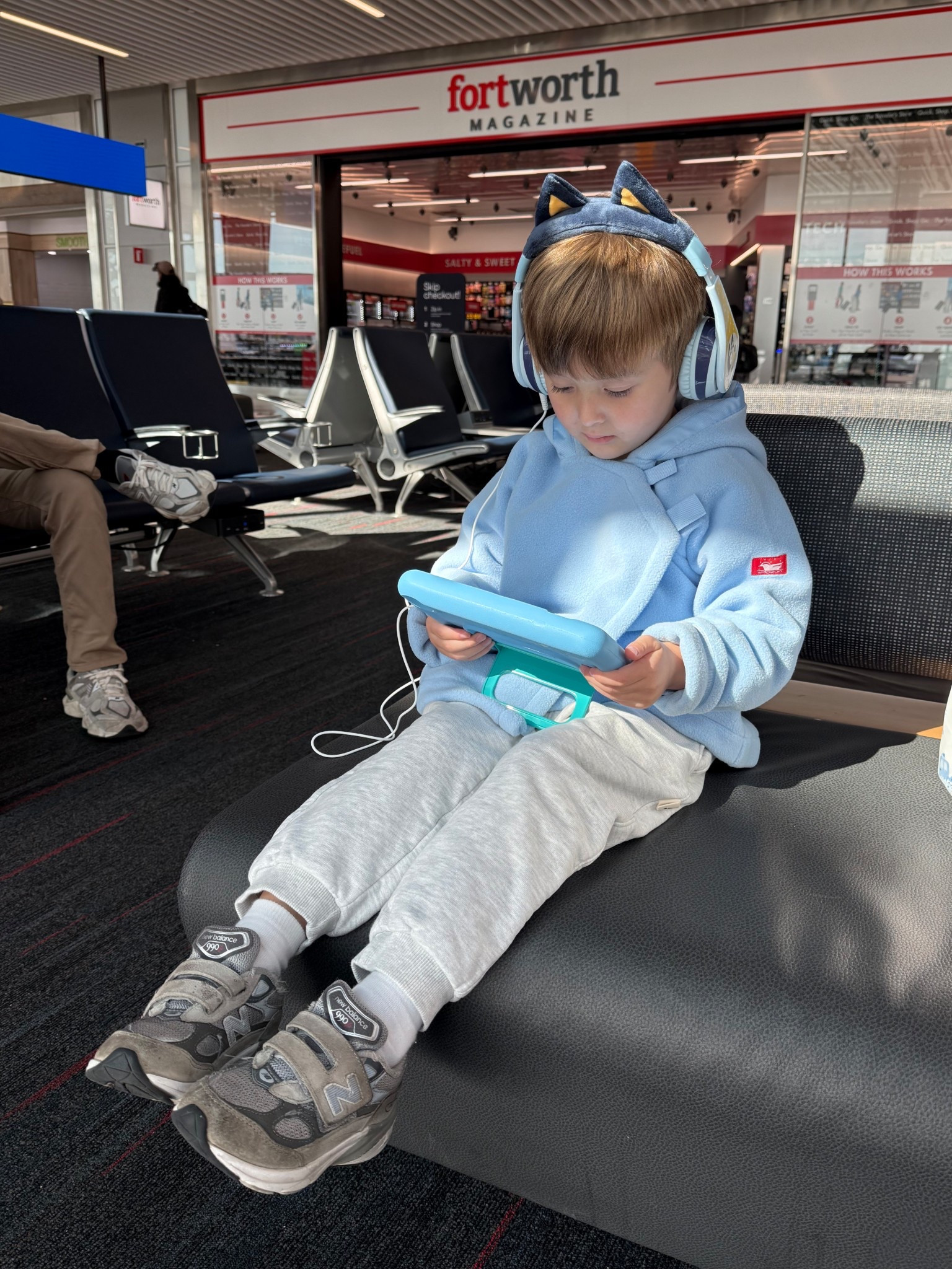 Baker’s Amazon fire tablet (wish I got the bigger storage one) and Bluey ear headphones 

#LTKTravel #LTKKids #LTKGiftGuide