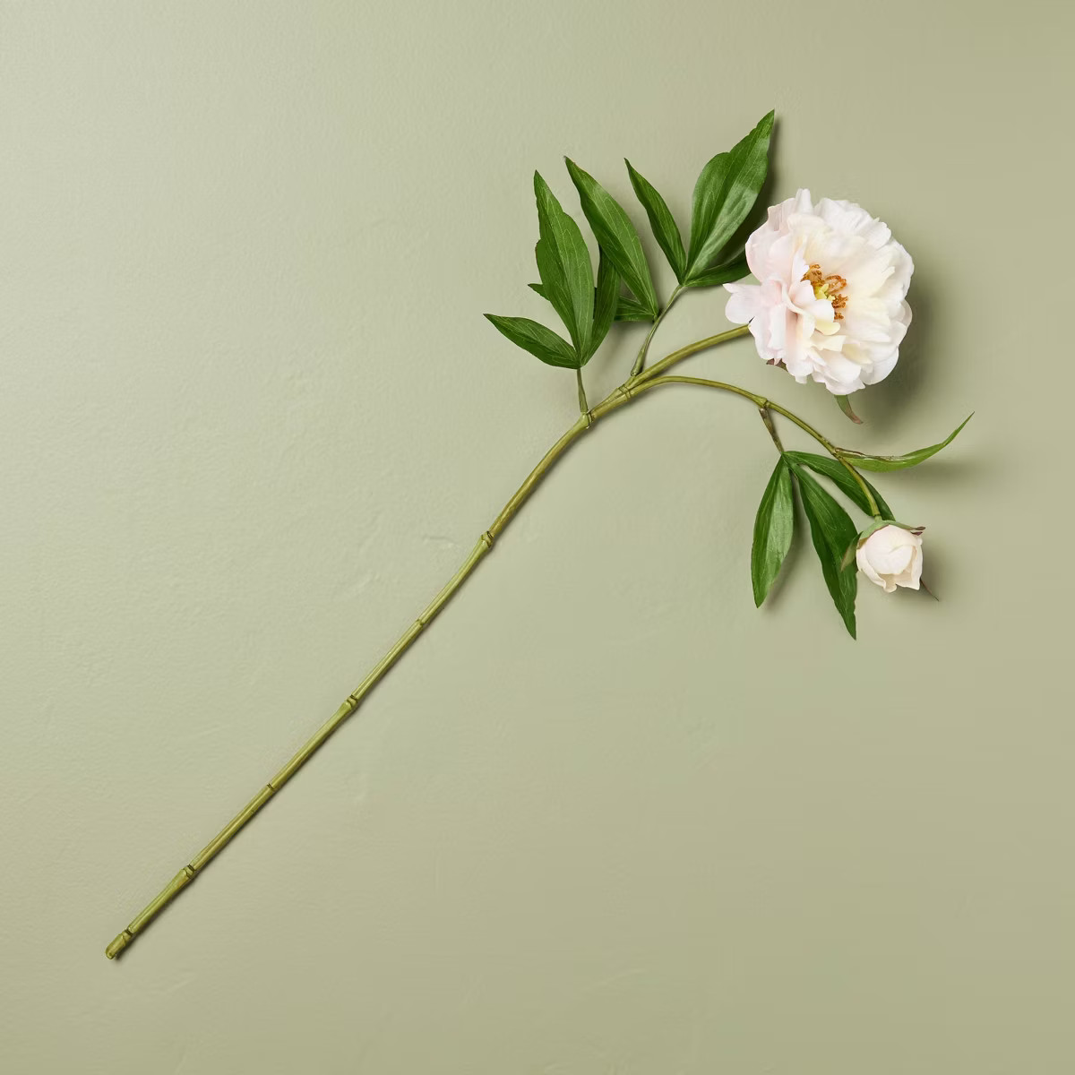 25" Peach Peony Spray Artificial Stem Pink - Hearth & Hand™ with Magnolia | Target