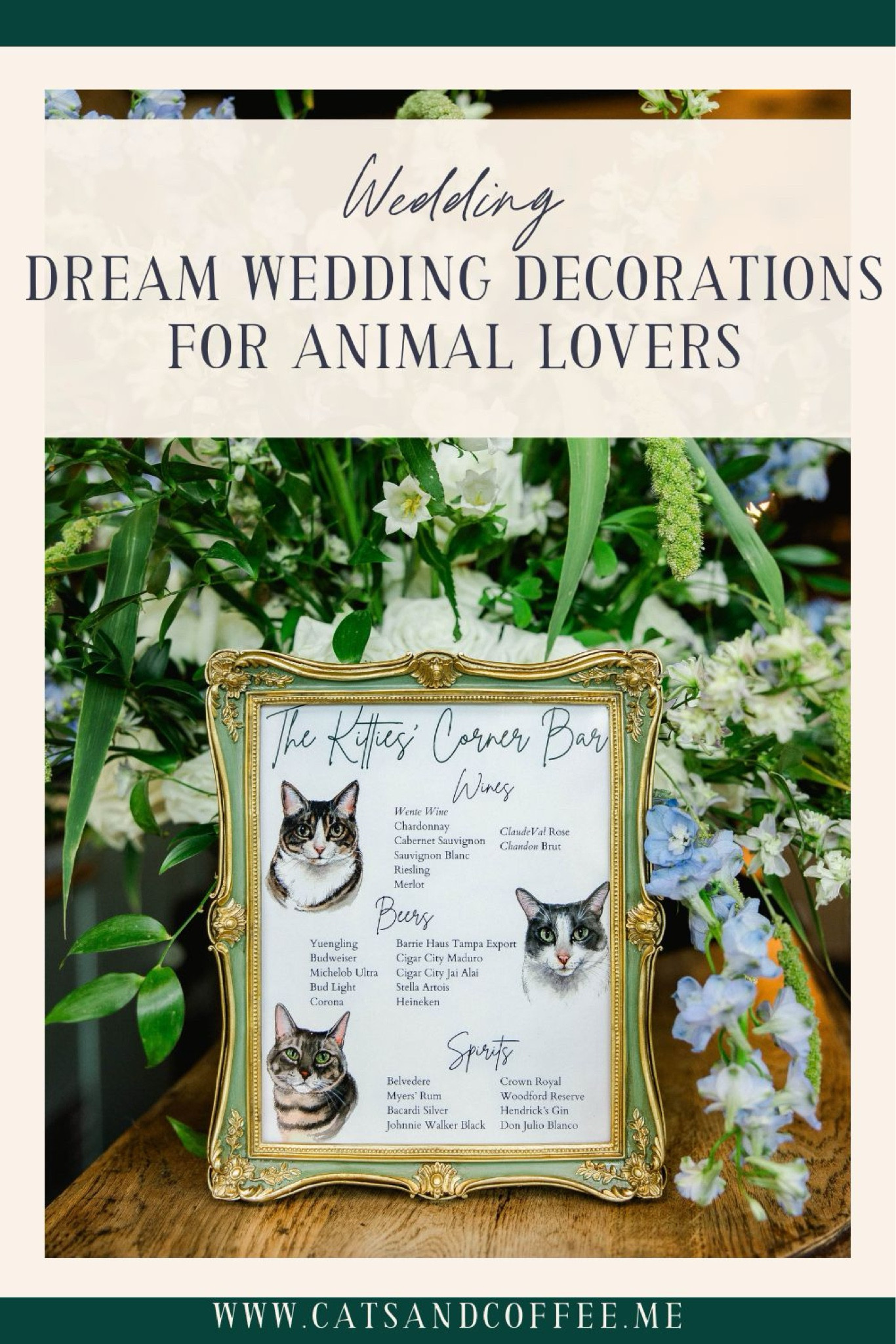 Cute Ways to Include Your Pets at Your Wedding - As any animal lover will tell you, our pets are hugely important parts of our lives. So why not find cute ways to include them in your special day!? While our cats won’t be there physically, I began to look for ways to feature our furbabies in the details of our wedding day. There is no shortage of options for pet lovers who want to feature their furbabies in their wedding. Options range from custom pet portrait wedding invitations to adorable cocktail accessories. Here, I’ll be sharing some of the cutest ways to include your pet in your wedding 😻💍💒

#LTKMostLoved #LTKPets #LTKWedding