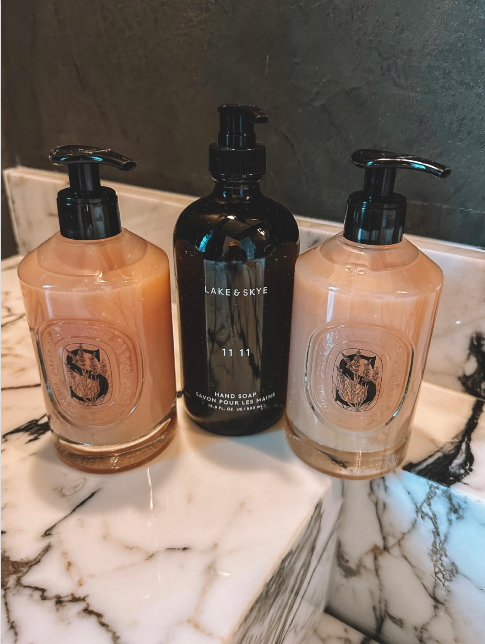 Chic hand soap .. makes you feel like you’re staying at an expensive boutique hotel 