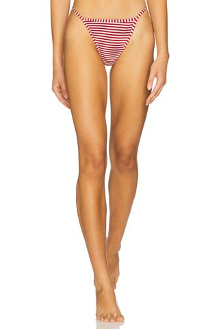 L'Academie by Marianna Harlow Bottom in Red & Pink Stripe from Revolve.com | Revolve Clothing (Global)