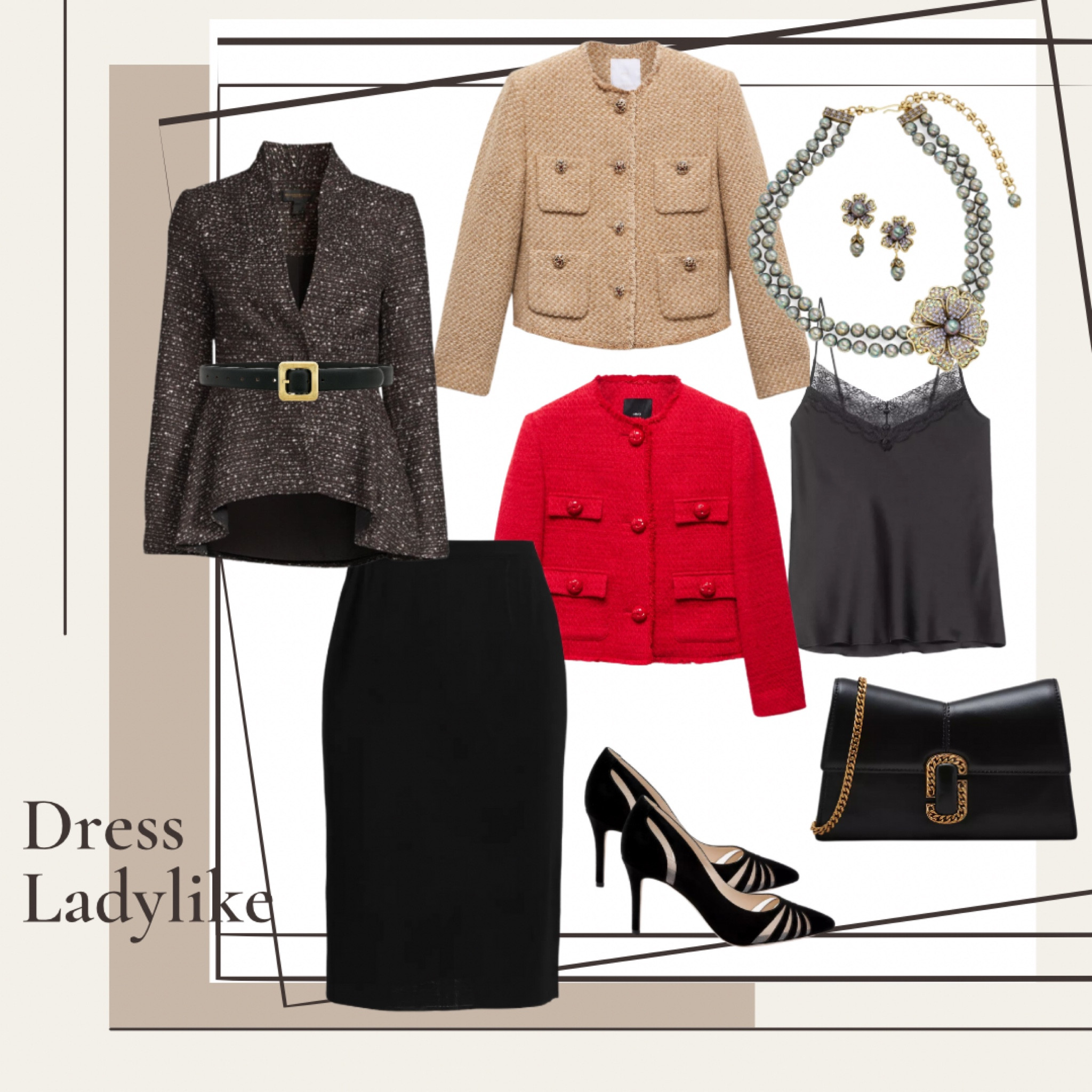 🌟 Pair a chic tweed jacket with a sleek pencil skirt for an effortlessly elegant look. The perfect duo that transcends trends and exudes sophistication. 💼👠 #ElegantStyle #TimelessFashion #ClassicChic”

#LTKworkwear #LTKSeasonal