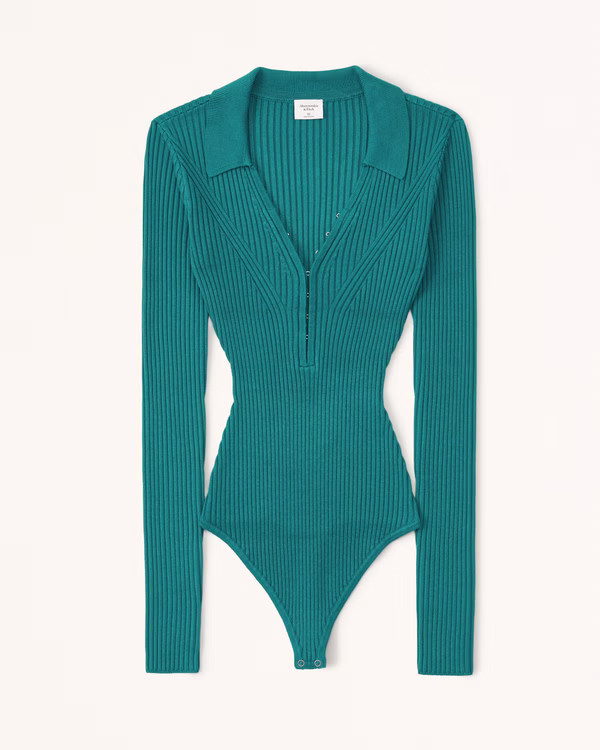 Hook-and-Eye Sweater Bodysuit | Abercrombie & Fitch (US)