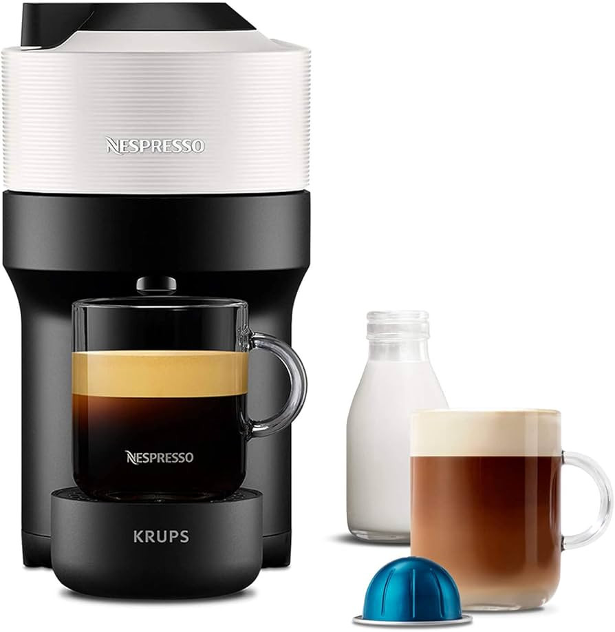 Nespresso Vertuo Pop Automatic Pod Coffee Machine for Americano, Decaf, Espresso by Krups in Coco... | Amazon (UK)