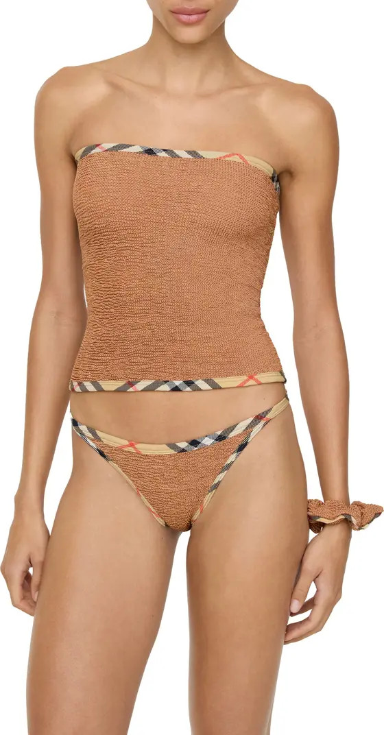 Devyn 2-in-1 Swim Skirt/Tube Top & Matching Scrunchie Set | Nordstrom